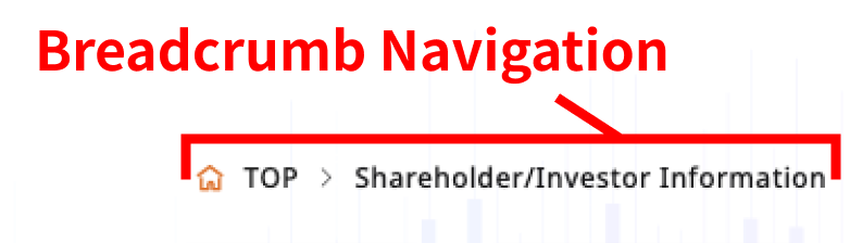 Breadcrumb Navigation Image